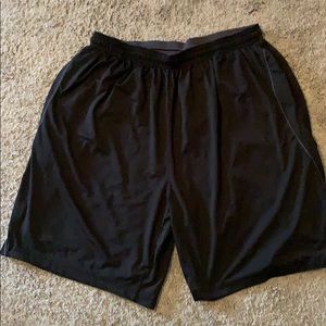 Layer 8 black dry fit shorts